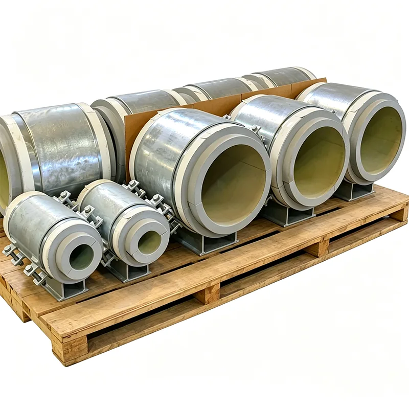Hỗ trợ ống cách nhiệt được gắn trên đế